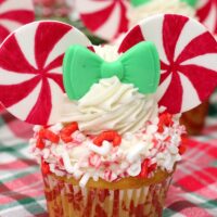 Minnie Mouse Peppermint Swirl Cupcake Recipe