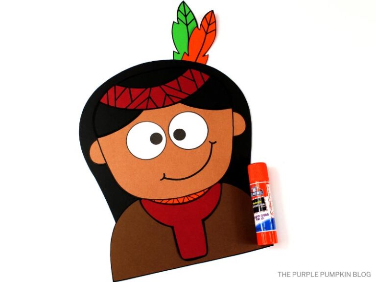 Thanksgiving Native American Boy Craftivity &amp; Creative Writing Project