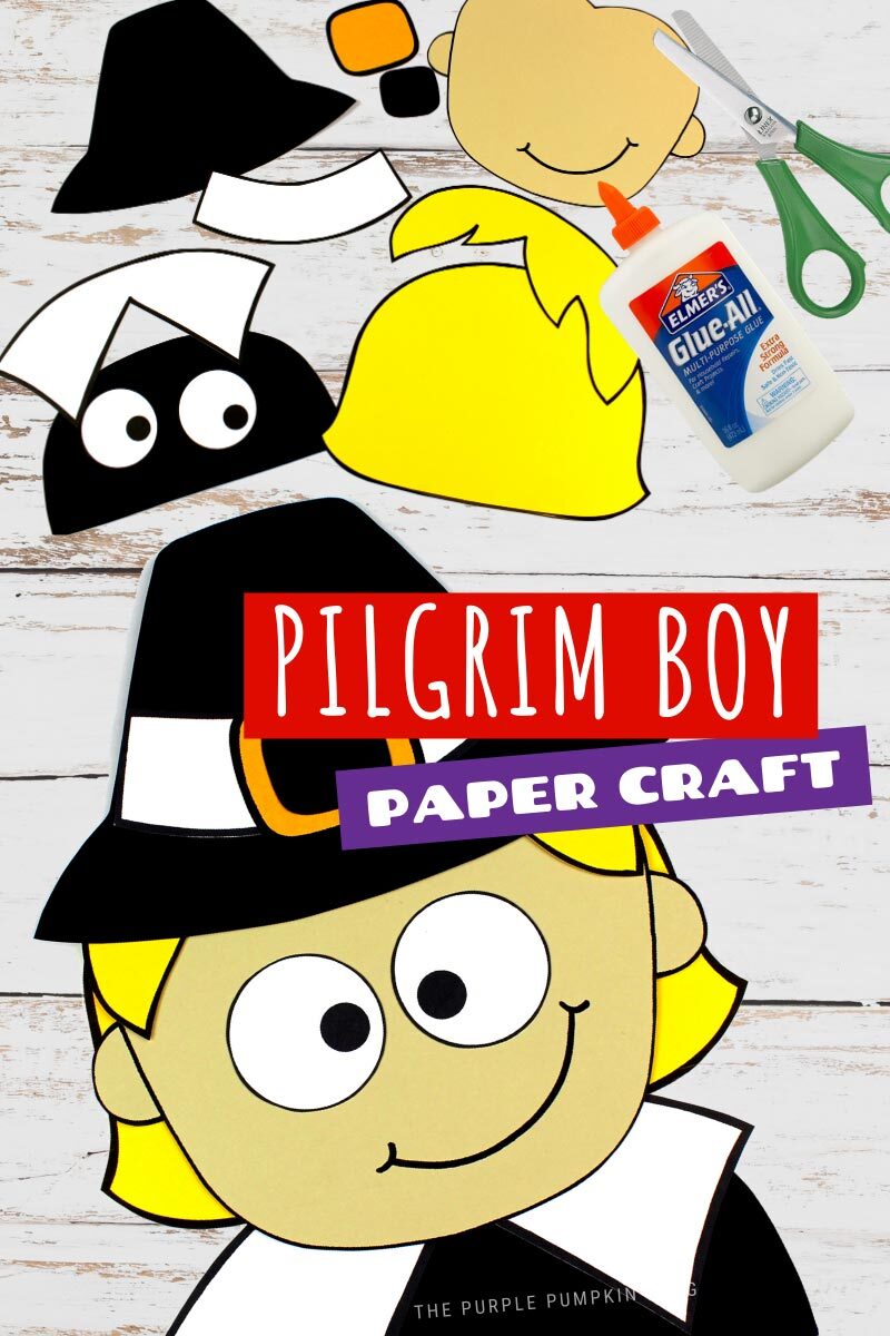 Pilgrim Boy Paper Craft Project