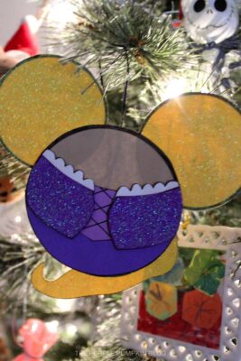 Rapunzel Christmas Paper Ornament