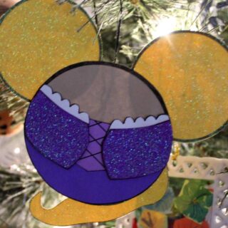 Rapunzel Christmas Paper Ornament