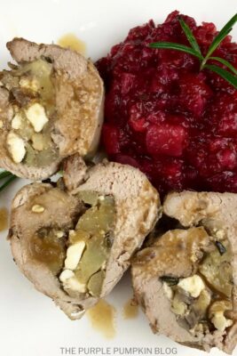 Recipe for Apple & Feta-Stuffed Pork Tenderloin