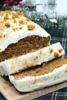 Recipe for Gingerbread Loaf with Cream Cheese Frosting