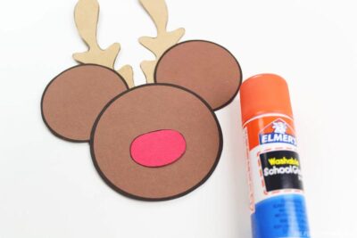 Reindeer Mickey Mouse Ornament Construction