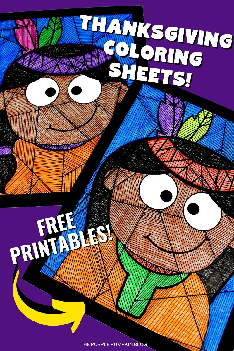 Thanksgiving Coloring Sheets - Free Printables!