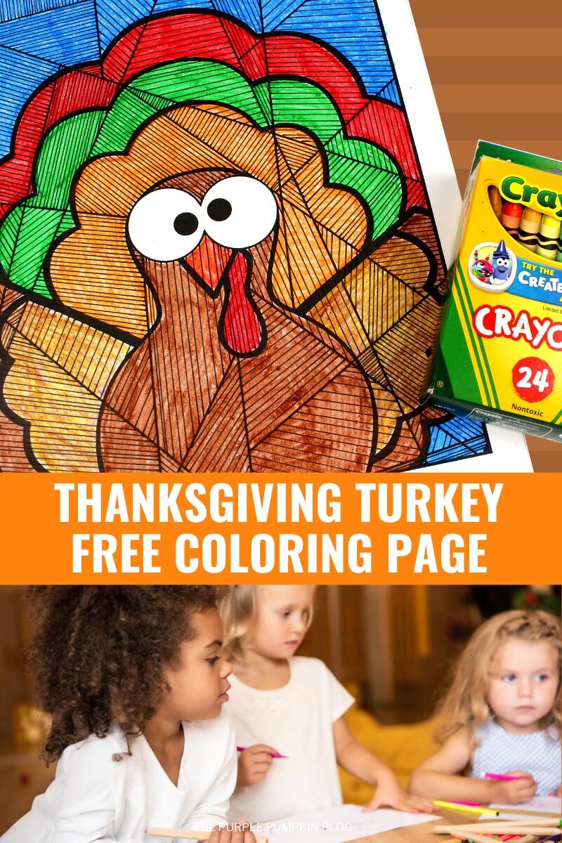 Thanksgiving Turkey Free Coloring Page