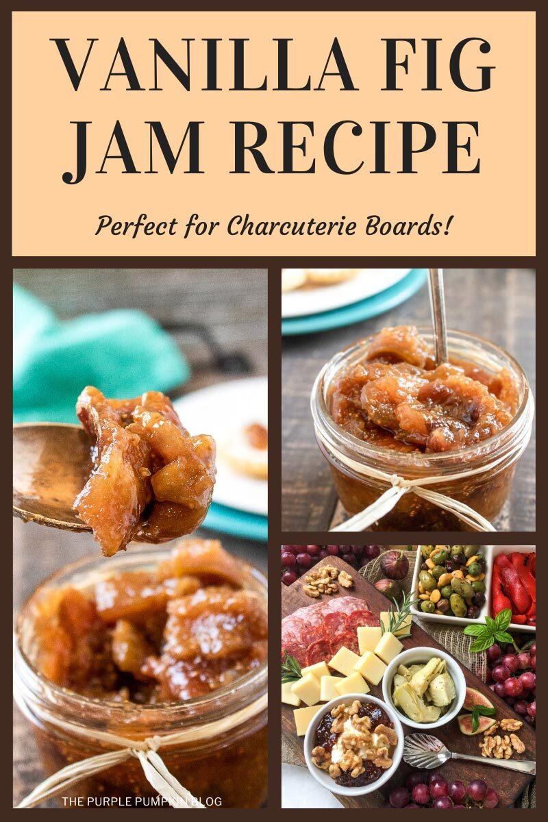 Vanilla Fig Jam Recipe - Perfect for Charcuterie Boards