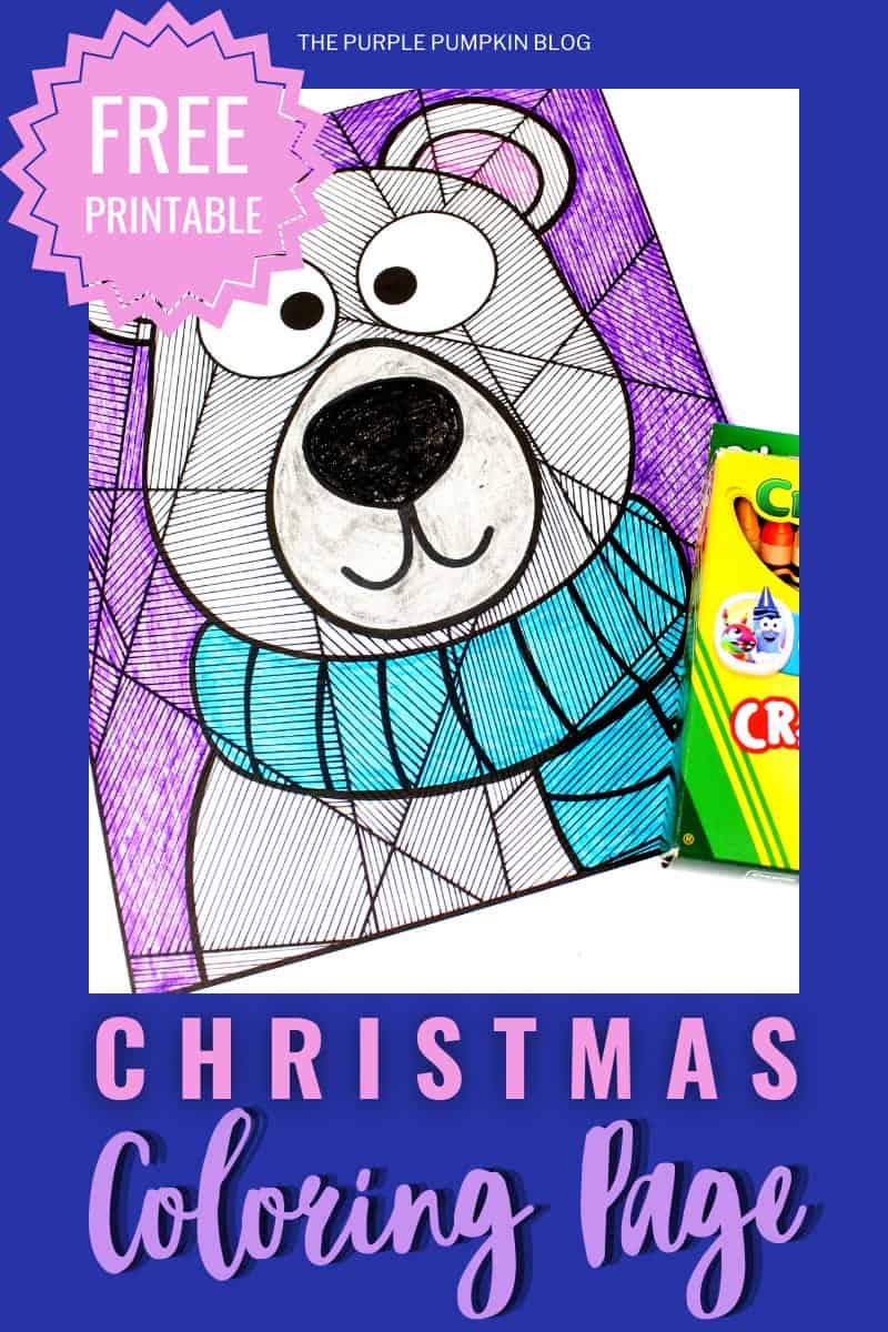 Free Printable Polar Bear Coloring Sheet for Winter Days!