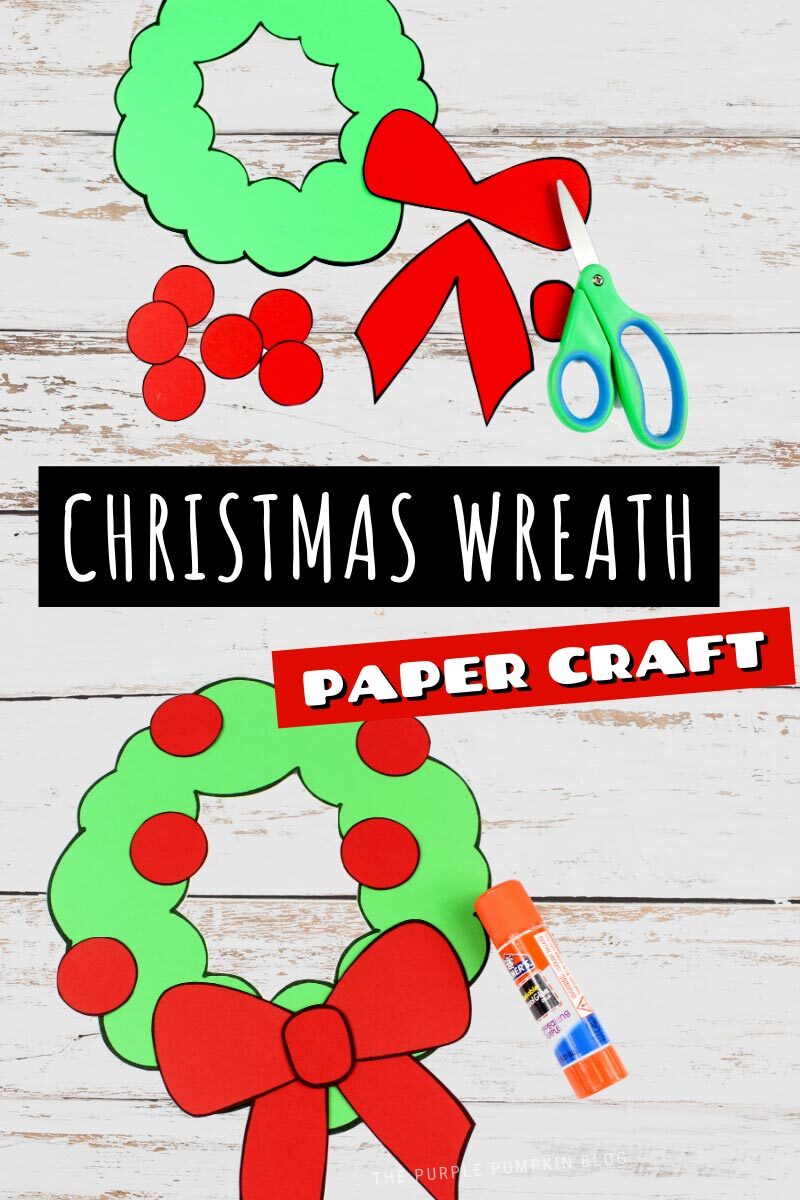 Christmas Wreath Paper Craft