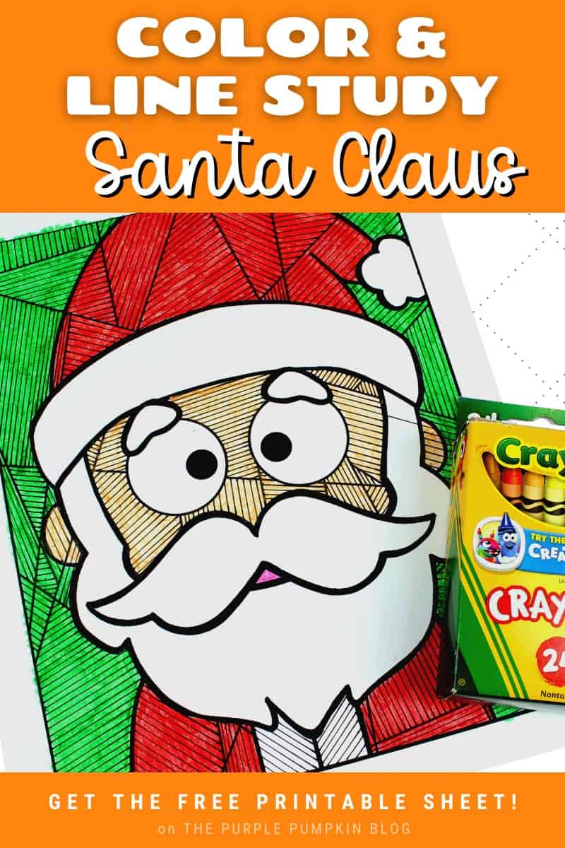 Free Printable Santa Claus Coloring Sheet for Christmas!