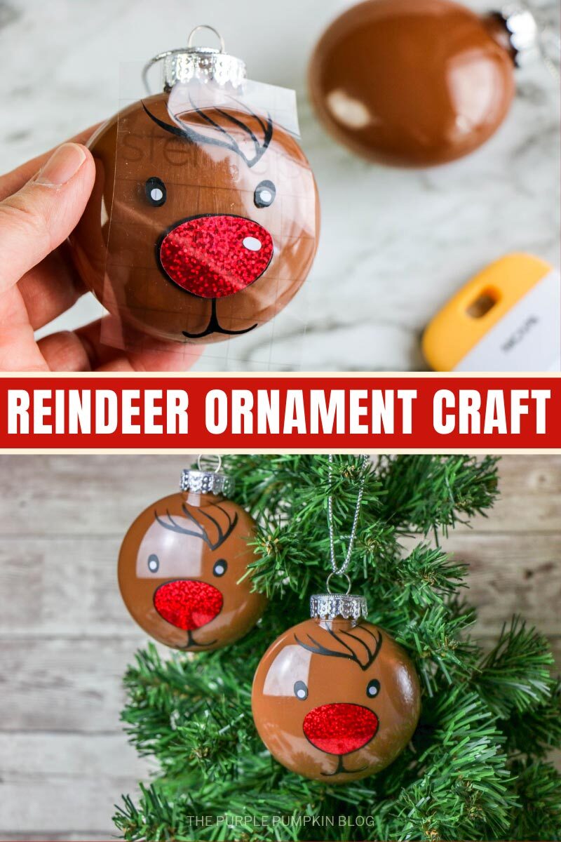 Easy Reindeer Ornament Craft