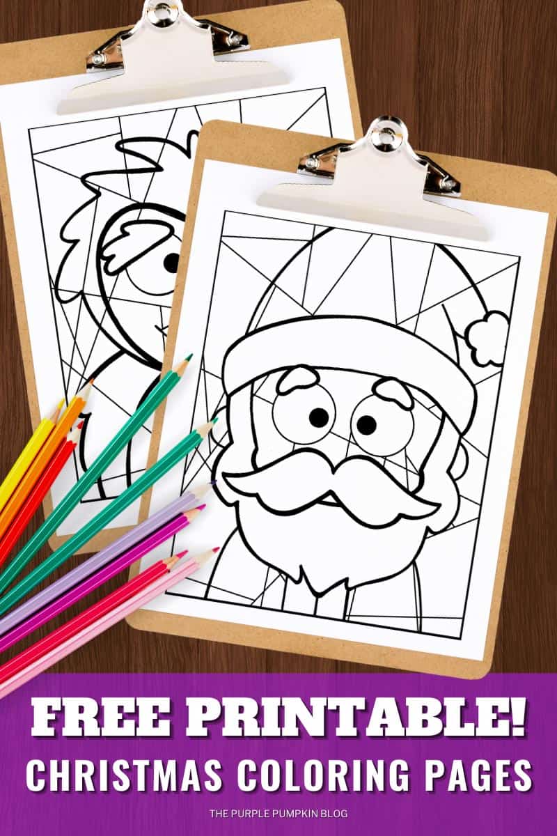 Free Printable Santa Claus Coloring Sheet for Christmas!