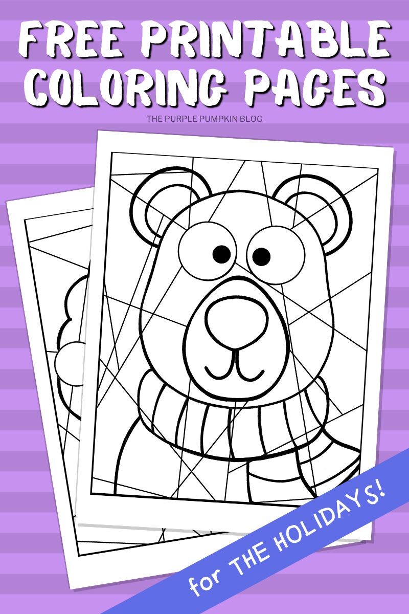 Free Printable Coloring Pages for The Holidays