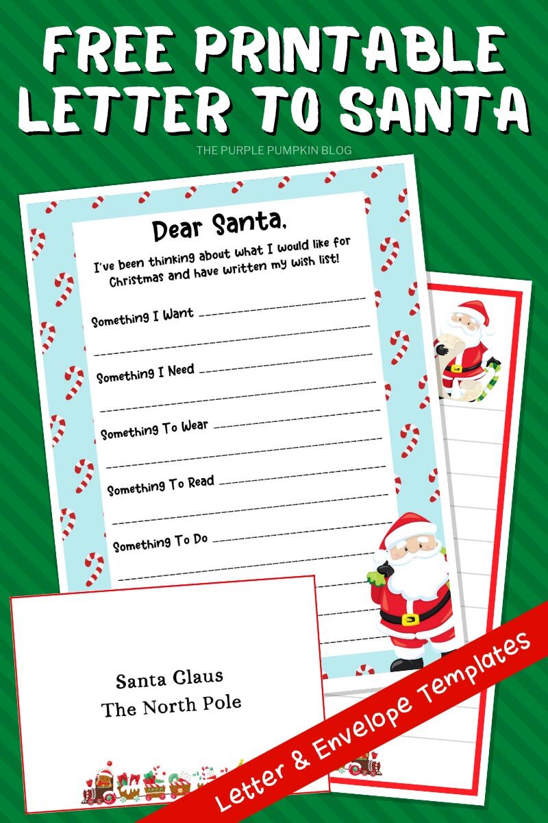 Free Printable Letter to Santa to Download