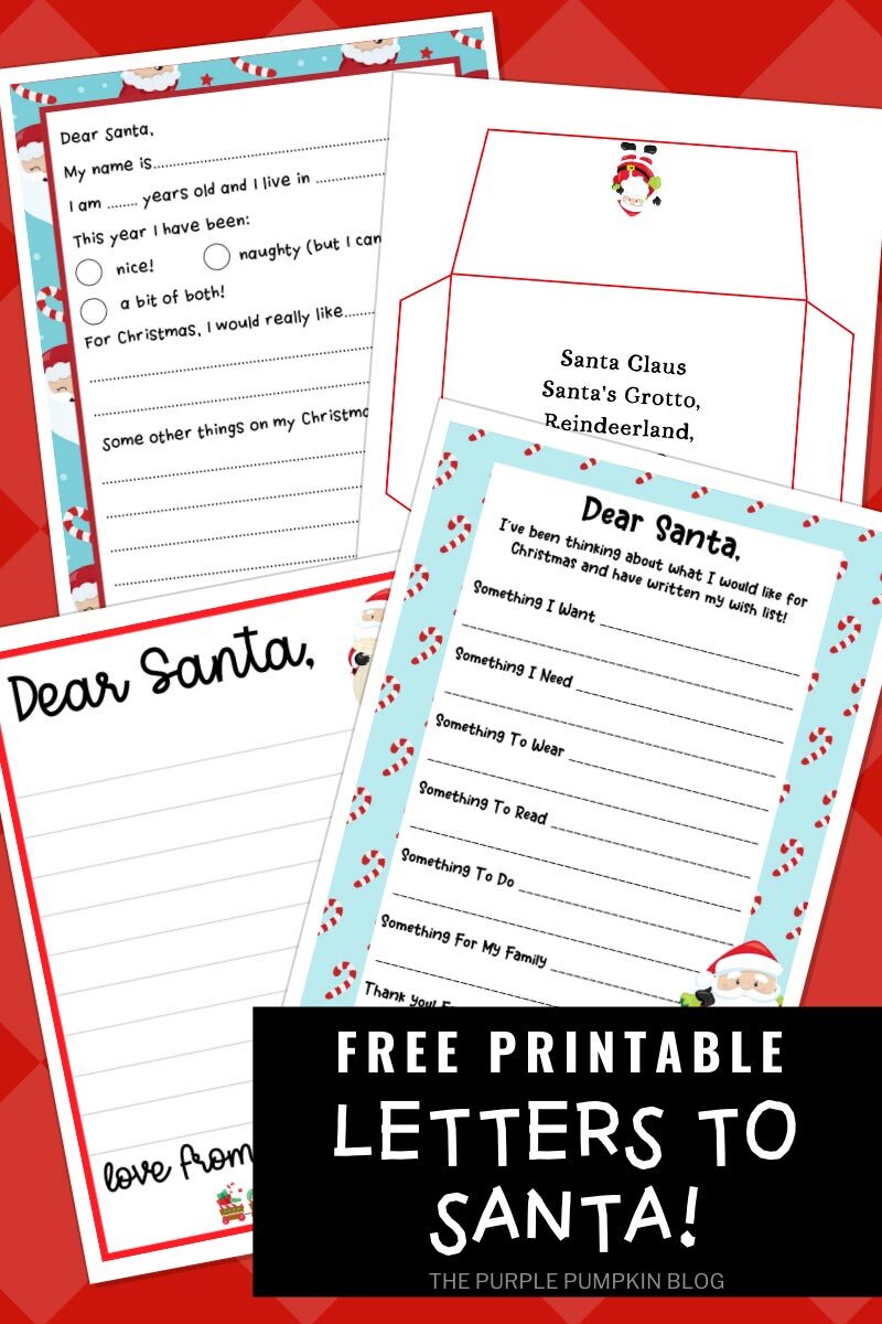 Free Printable Letters to Santa