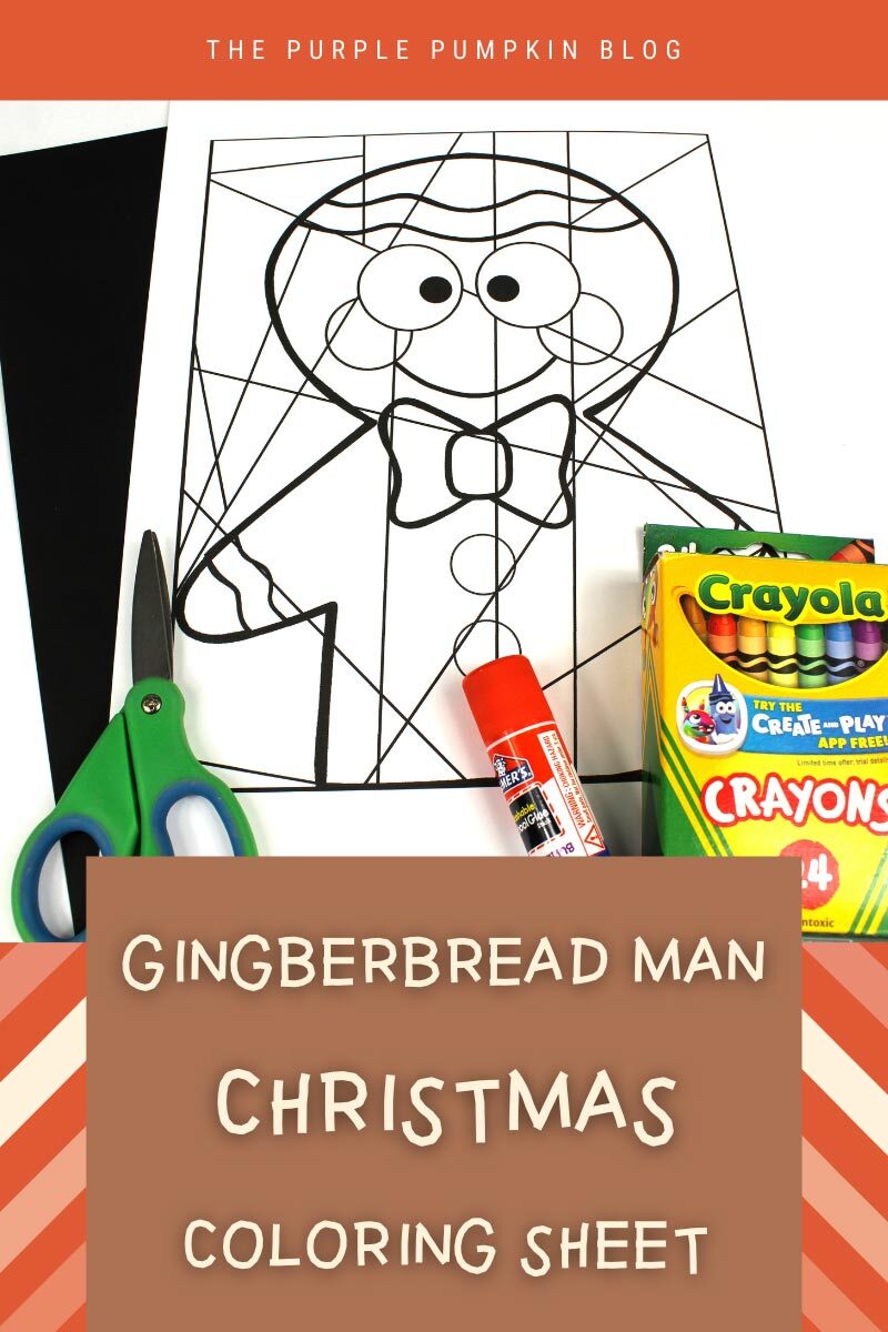 Gingerbread Man Christmas Sheet