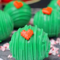 Grinch Mint Hot Chocolate Cocoa Bombs Recipe