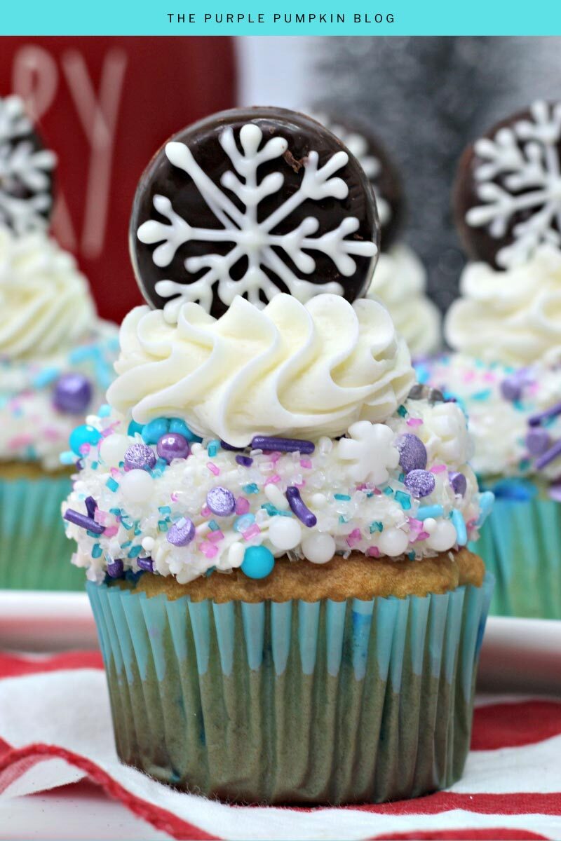 Recipe for Snowflake Cupcakes
