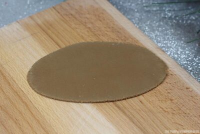 Rolled Gingerbread Fondant