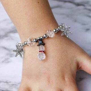 Snowman Bead & Charm Bracelet