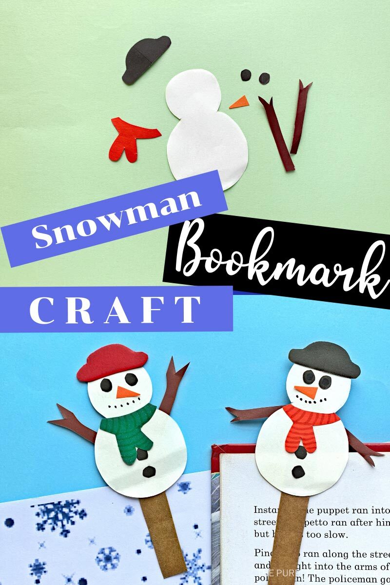 Snowman Bookmark Craft