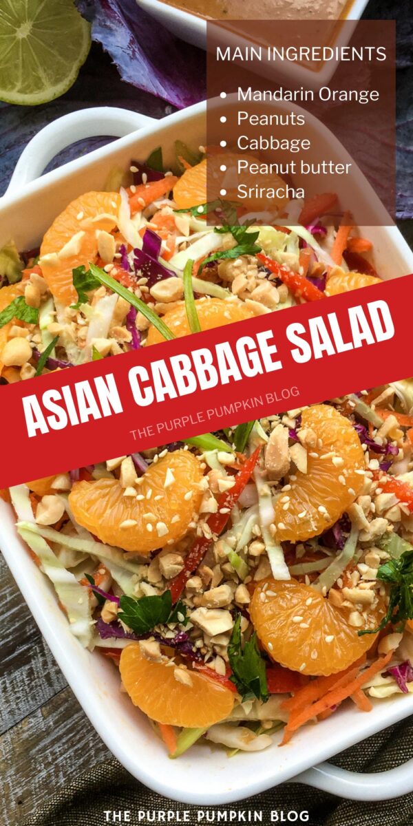 Asian Cabbage Salad with Mandarin Oranges