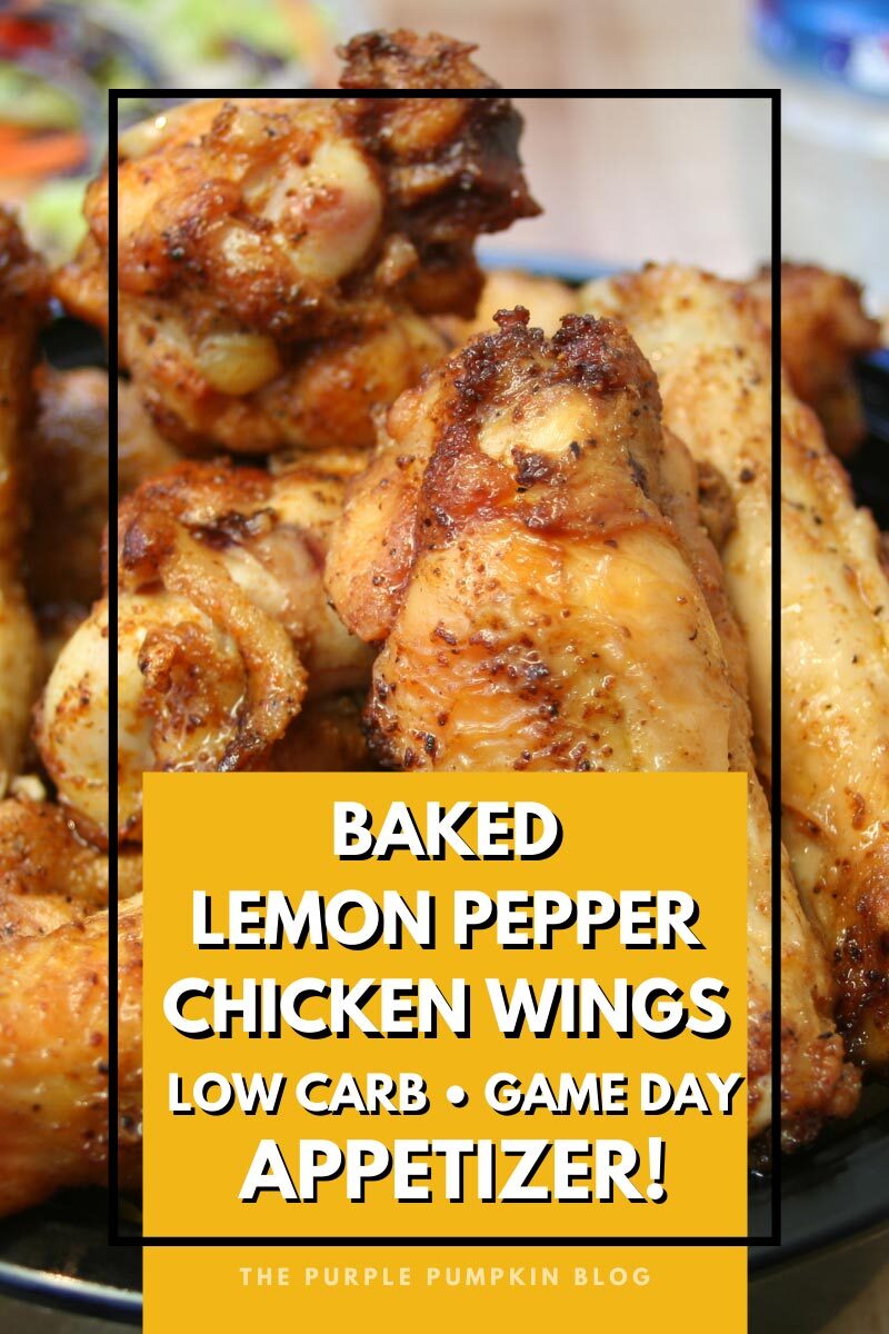 Baked Lemon Pepper Chicken Wings - Low-Carb Game Day Appetizer!