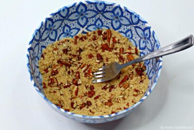 Brown sugar and pecans mixture