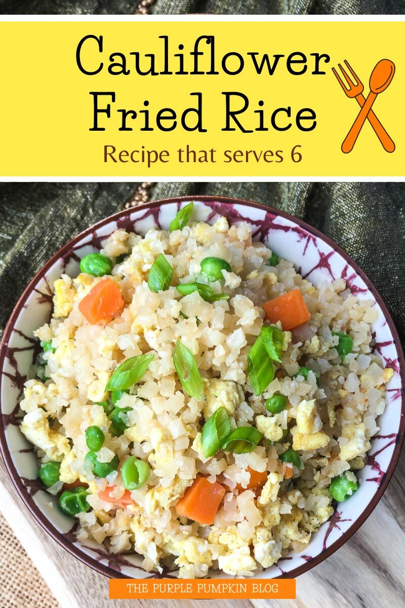 Cauliflower Fried Rice Recipe for 6