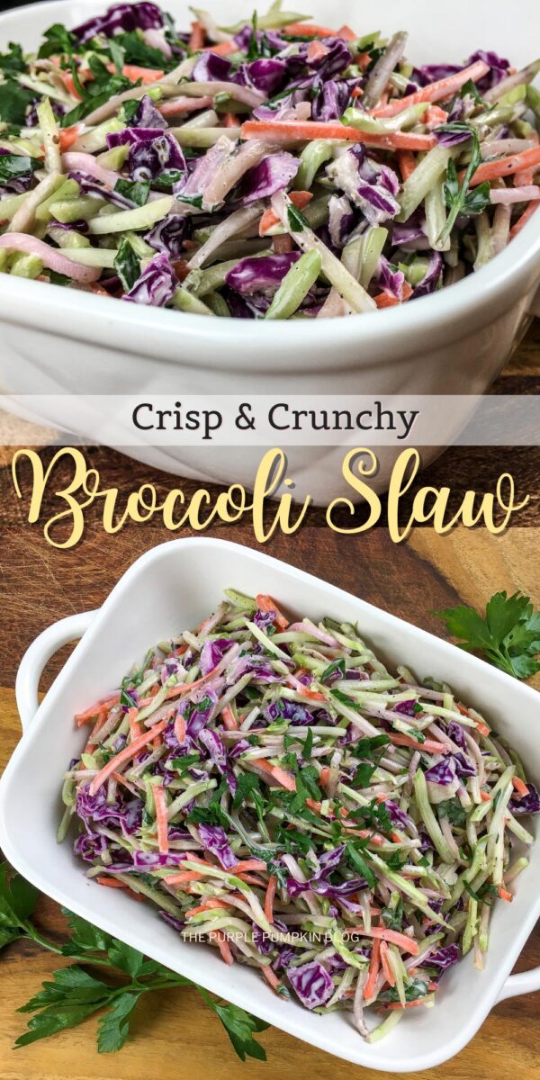 Crisp and Crunchy Broccoli Slaw