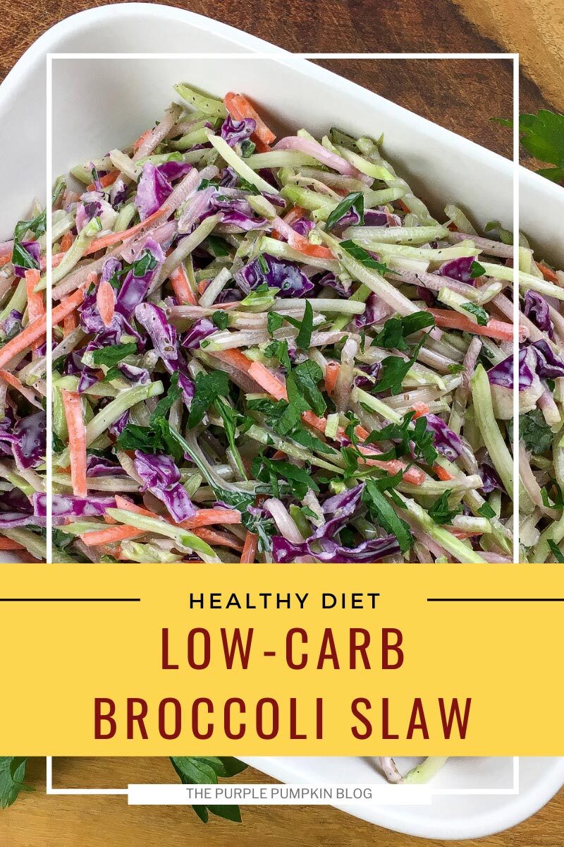 Healthy Low Carb Broccoli Slaw