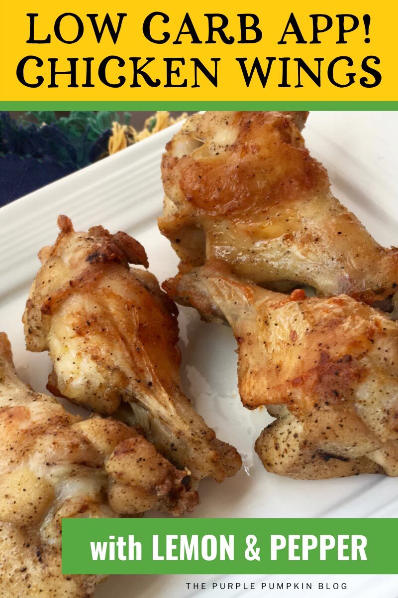 Low Carb App! Chicken Wings with Lemon & Pepper