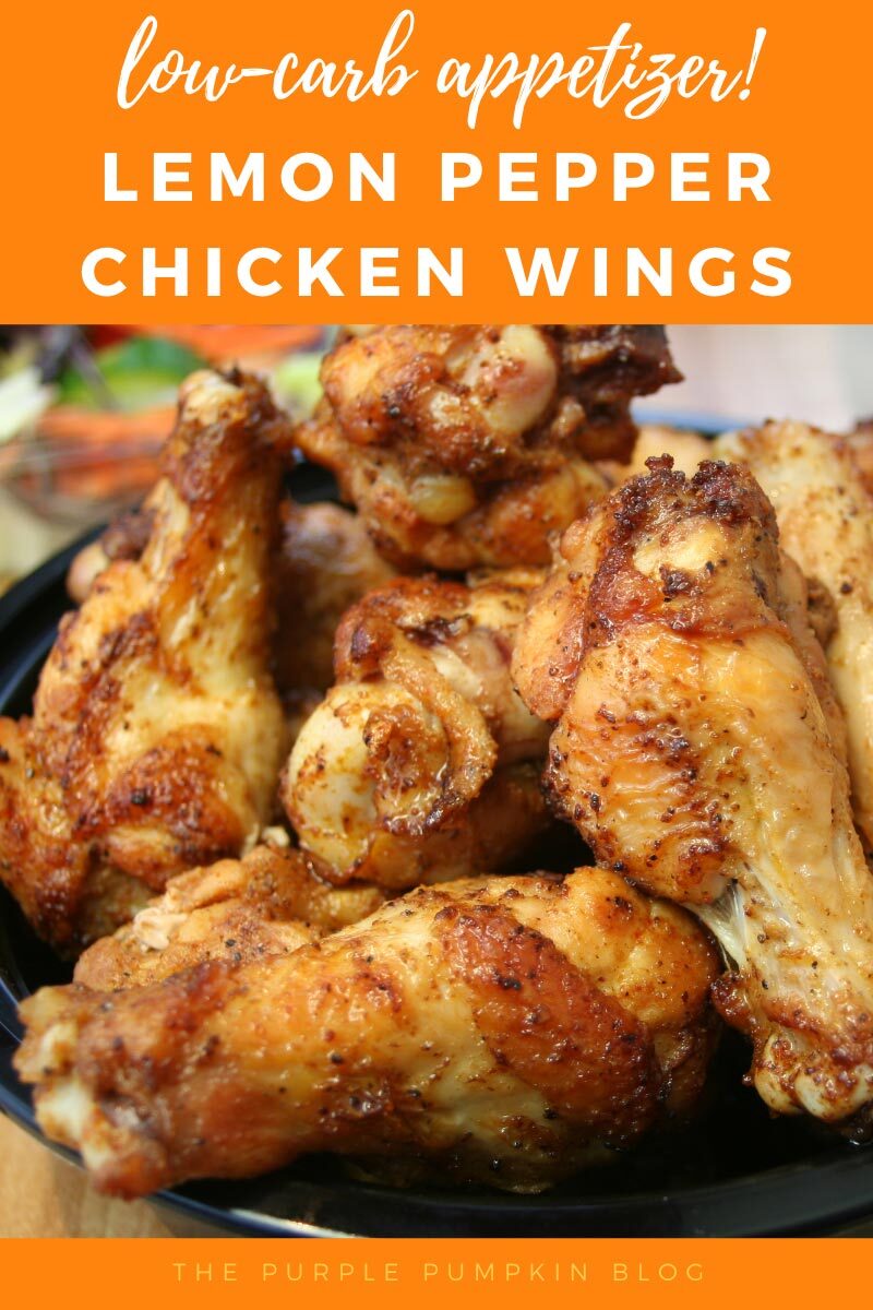 Low Carb Appetizer - Lemon Pepper Chicken Wings