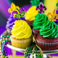Mardi Gras Cupcakes Recipe