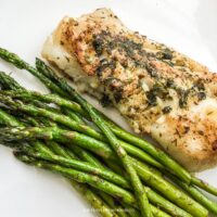 Recipe for Atlantic Cod with Garlic Herb Butter