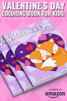 2 Free Printable Pages from My Valentine's Day Coloring Book for Kids!