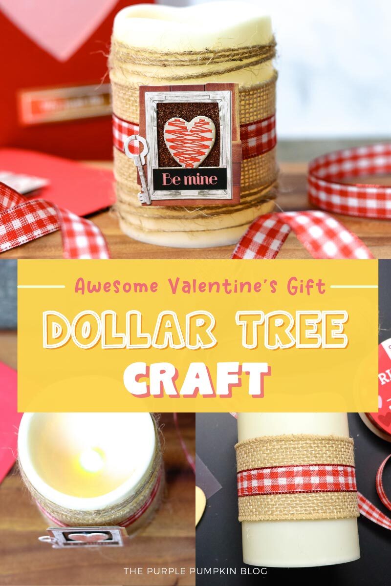 Valentine's Gift Dollar Tree Craft