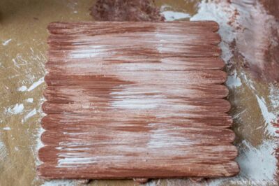 Adding More Brown Paint