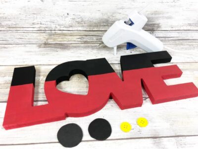 Assembling Mickey Sign