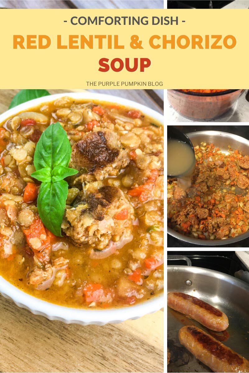 Comforting Red Lentil & Chorizo Soup