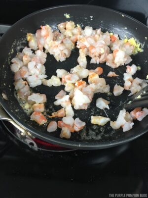 Cooking the Shrimp