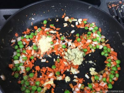 Cooking the Vegetables