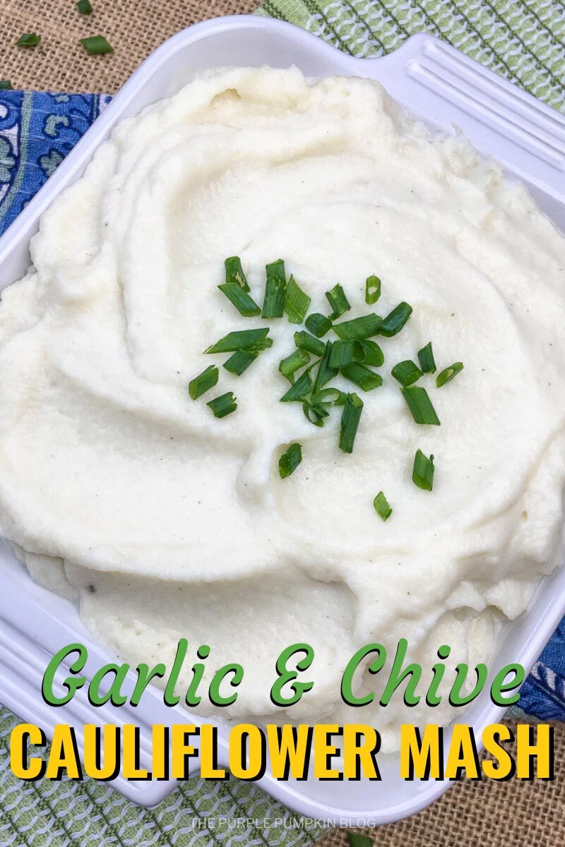 Garlic & Chive Cauliflower Mash Recipe