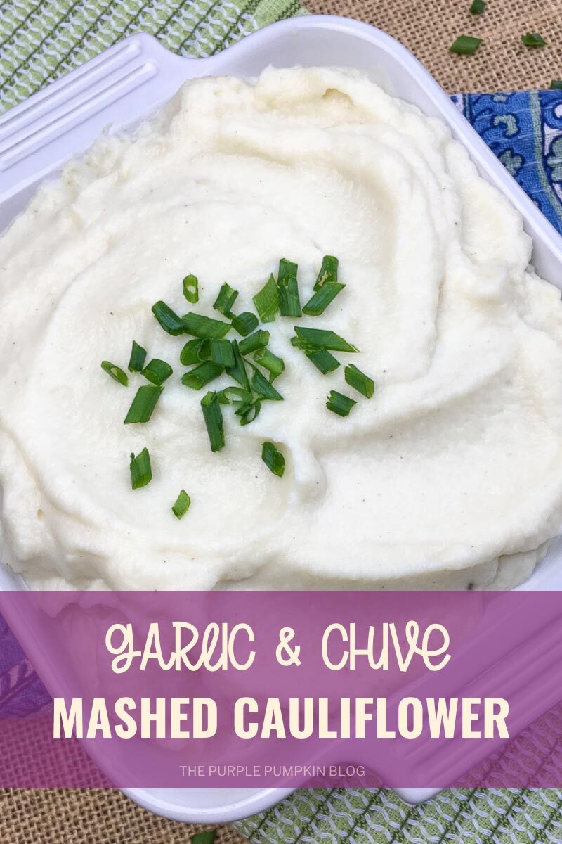 Garlic & Chive Mashed Cauliflower Recipe