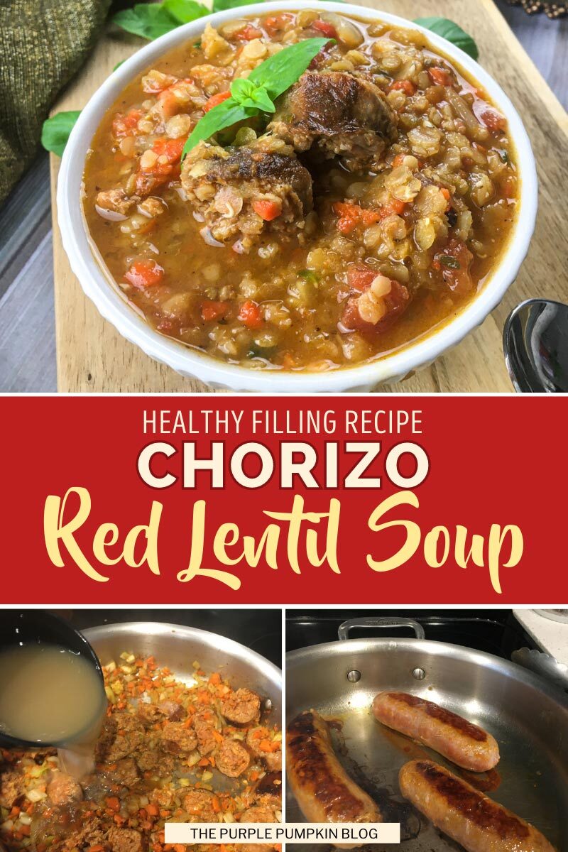 Healthy Filling Recipe for Chorizo Red Lentil Soup