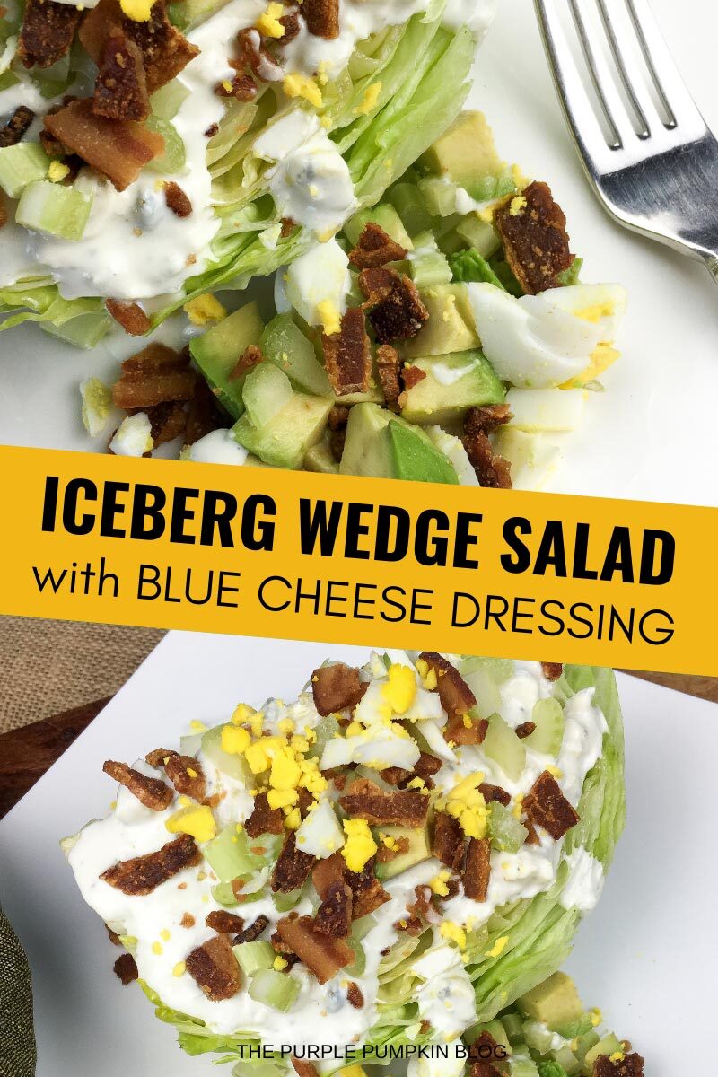 Iceberg Wedge Salad with Blue Cheese Dressing