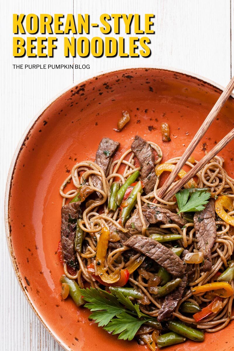 Korean Style Beef and Noodles Recipe