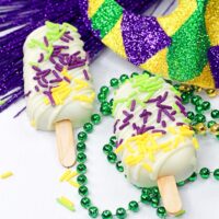 Mardi Gras Chocolate Rum Cakesicles Recipe