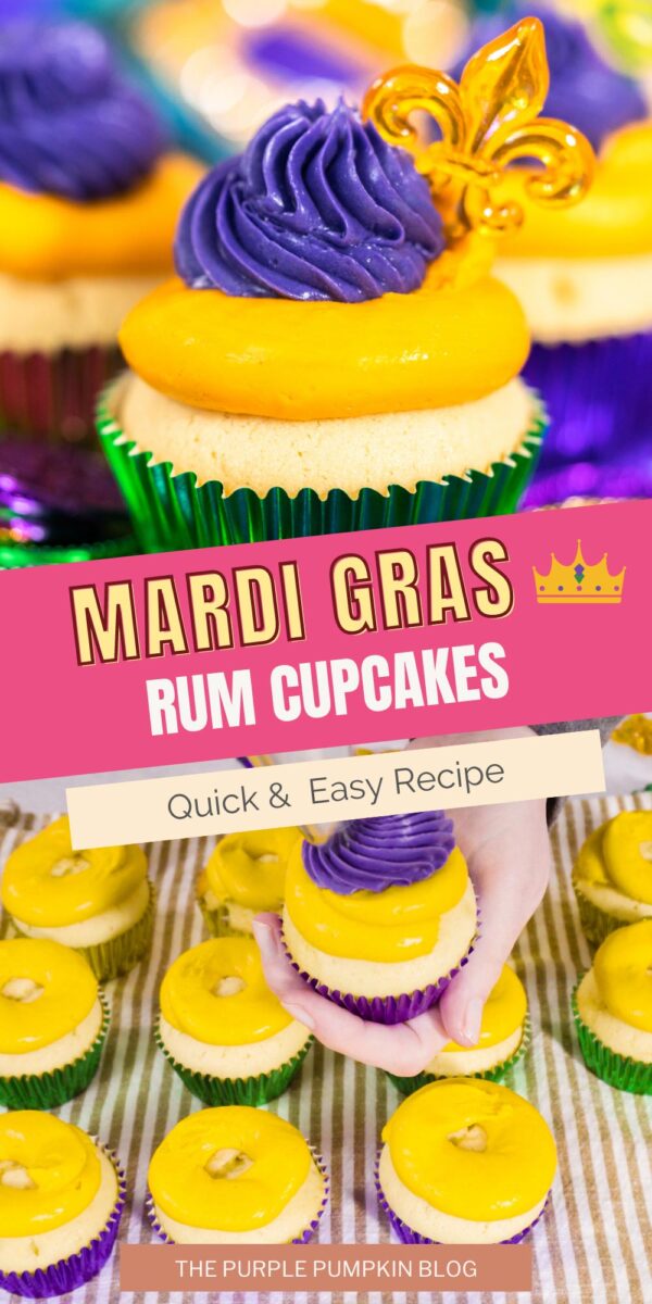 Mardi Gras Rum Cupcakes Recipe