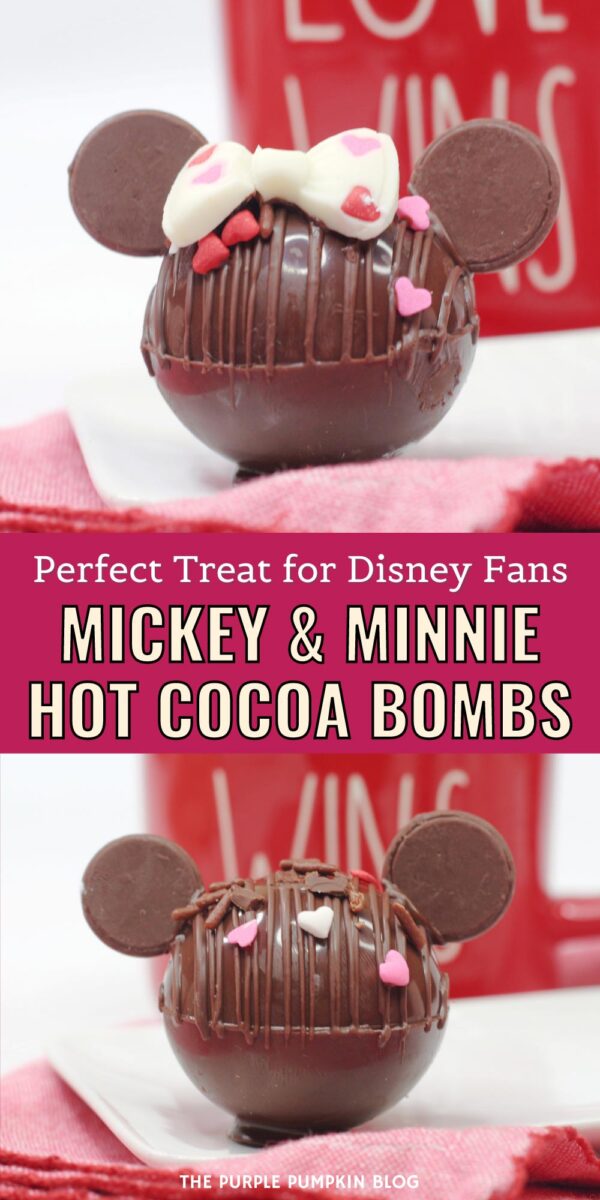 Mickey & Minnie Hot Cocoa Bombs - Perfect Treat for Disney Fans!